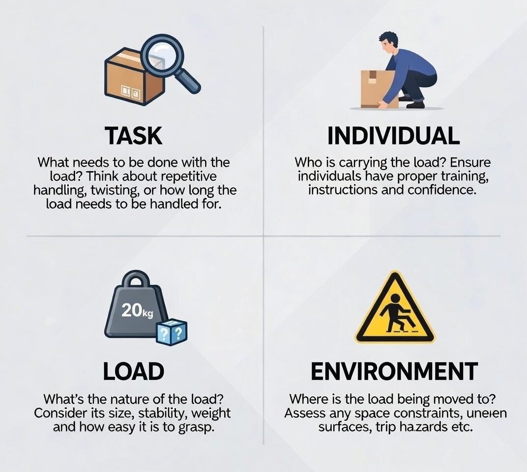 Safe lifting technique